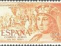 Spain 1952 Personajes 90 CTS Yellow Orange Edifil 1112. Spain 1952 Edifil 1112 Fernando. Subida por susofe